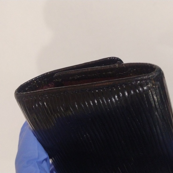 Vintage Authentic Louis Vuitton Black Epi Leather 6 Ring Key Holder Case 4 x 3" - Picture 6 of 14